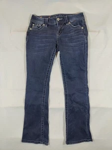 Miss Me Jeans Damen 26 Mid Rise Easy Boot Cut Stretch Cowboy Denim Blau - Bild 1 von 11