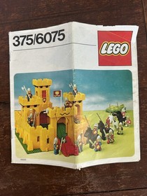 Lego 375/ 6075 Classic Castle 1978 Instruction Manual Only