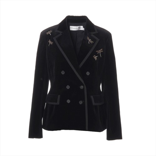 Christian Dior 24 anni giacca sartoriale cotone I44 donna nero 441V22X3312 Ma