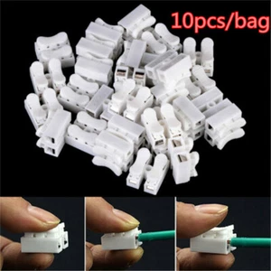 30 PCS Spring Wire Connectors Electrical Cable Clamp Terminal Block Connector - Picture 1 of 12
