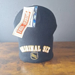 NHL Original Six Knit Beanie Mütze Vintage American Needle schwarz - Bild 1 von 6