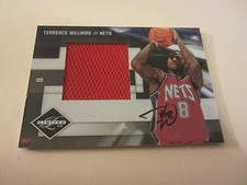 Terrence Williams 2009-10 Limited Freshman Jumbo Signatures #10 Jersey Card NBA