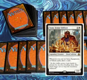 mtg WEISSE AUREN PIONEER DECK Magic the Gathering seltene Karten Sram Held der Iroas - Bild 1 von 12