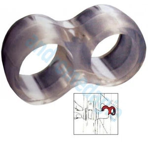 ANNEAU ANTICHOC TRANSPARENT POUR POIGNÉE 4 PCS FRVSC6 - Imagen 1 de 4