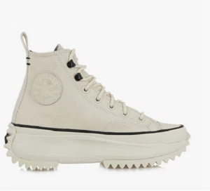 Converse Run Star Hike Hi Platform Egret/Black/White US M 3 W 4.5 - EU 35 - Picture 1 of 6