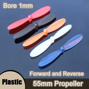 Micro hélice delantera y reversa longitud 55 mm agujero 1 mm para hélice modelo RC - Imagen 1 de 5