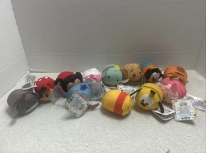 Winnie the Pooh Tsum Tsum 3” Mini Plush Set Lot 12 - Picture 1 of 5