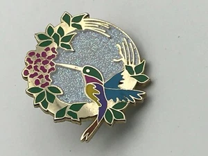 Kolibri Blumen Pin oder Anhänger B1 - Bild 1 von 5