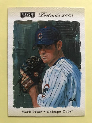 2003 Playoff Portraits Beige MARK PRIOR Chicago CUBS #47,  /250 - Image 1 of 2