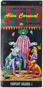 Fantasy Reader No. 1, Alien Carnival by Walt Liebscher 1974 Magazine - Imagen 1 de 1