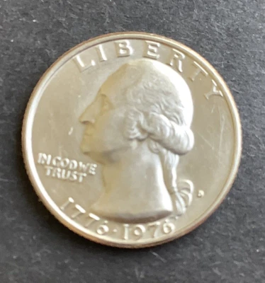 1776-1976 D Bicentennial Quarter Filled D Mint Mark Uncirculated Condition - Image 1 of 4