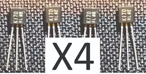 Toshiba 2SK170 LAB MATCHED QUAD to 0.03mA / 4mV "B" "BL" Idss 9-11mA range - Picture 1 of 5
