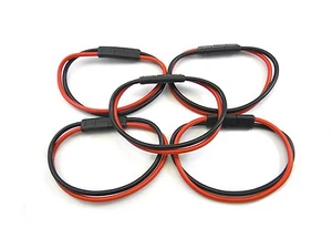 5 PACK - QUICK DISCONNECT WIRE HARNESS 2 PIN - SAE CONNECTOR 10 GAUGE #PC100 - Picture 1 of 3