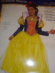 SNOW WHITE Deluxe Costume Girls S 4-6 ~3pc Princess Dress-Forum-NEW - Bild 1 von 5