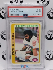 1978 Topps Larry Gordon #202 PSA 4 Rookie RC - Picture 1 of 2