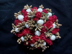 Indian Bollywood Style Bun Hair Accessory For Special Occasions Free Shipping - Picture 1 of 17