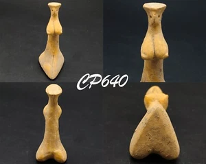 3" Ancient valley Tell Halaf Clay Terra Cotta Mother Goddess Pottery ##CP640 - Picture 1 of 8