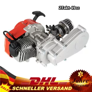 Motor 49CC Dirt Bike Cross Pocketbike Kinderquad mit Mini Getriebe Vergaser - Bild 1 von 14