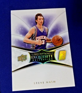 2008 UPPER DECK EXQUISITE INSCRIPTIONS AUTOGRAPH PROOF AUTHENTIC STEVE NASH - Picture 1 of 3