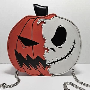 Disney Nightmare Before Christmas Jack Pumpkin Split Glow Halloween Purse. - Picture 1 of 23