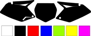 2007-2008 Suzuki RMZ250 RMZ 250 Number Plates Side Panels Graphics Decal - Picture 1 of 1