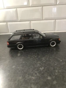 Otto mobile 1988 Mercedes Benz s124 300te AMG black 1:18 - Picture 1 of 5