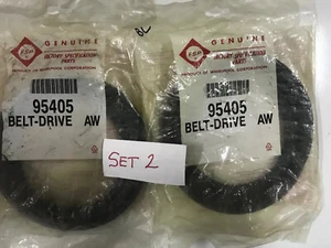 95405 Factory Washer Drive Belt Set 2 - Picture 1 of 3
