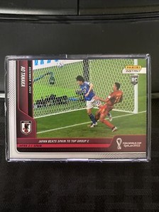 🛑👀 2022 PANINI INSTANT AO TANAKA #79 JAPAN WORLD CUP QATAR ⚽️🔥 ROOKIE CARD RC