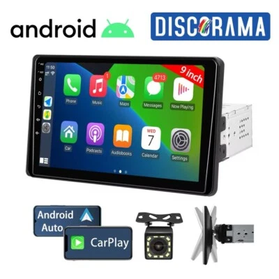 AUTORADIO ANDROID 9" POLLICI STEREO AUTO 1 DIN UNIVERSALE WIFI SCHERMO AUTO - Immagine 1 di 4
