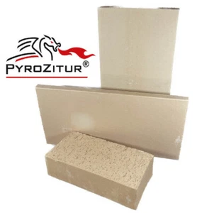 Schamottplatten Schamotte Schamottestein PYROZITUR Ofenbauplatte Pizzastein - Bild 1 von 4