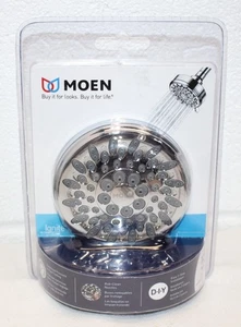 Nuevo NIP! Moen 20090 Ignite Cromo 5 Pulverizadores Montaje Fijo Cabezal de Ducha SELLADO! - Imagen 1 de 7