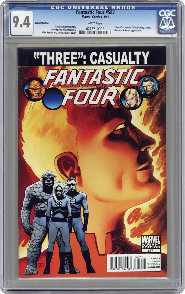 Fantastic Four #587B CGC 9.4 2011 0213710002 - Image 1 of 1