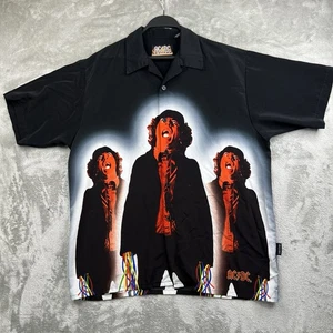 Vintage RARE AC/DC Shirt, AC/DC Rockware, Dragonfly Clothing, Size Large Button - Picture 1 of 12