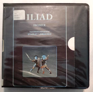 The Iliad by Homer Narrated Stanley Lombardo Audio Book 12 CDs - Foto 1 di 2