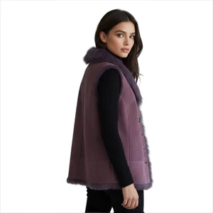 CHALECO UGG RENEE TOSCANA PIEL DE OVEJA REVERSIBLE PUERTO MUJER PIEL DE CORDERO TALLA S NUEVO - Imagen 1 de 10