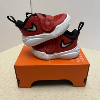 Nike Team Hustle D 11 (TD) University Red DV8995-602 Toddler Baby Size 4C *READ* - Image 1 of 4