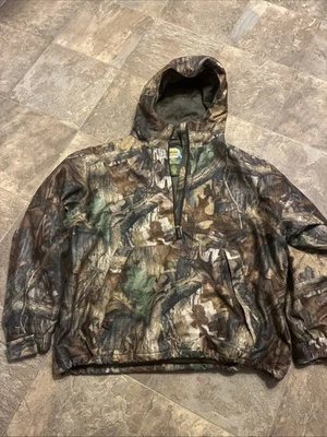 Cabela’s Dry Plus Scent Lok Quarter Zip Insulated Camo Jacket Mens  2XL - Image 1 of 4