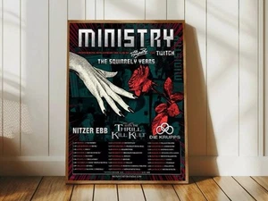 MINISTRY THE SQUIRRELY YEARS TOUR 2025 Poster - Picture 1 of 1