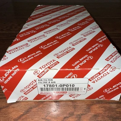 Elemento de filtro de aire del motor camioneta Toyota OEM 2005-2015 Tacoma 17801-0P010 genuino Foto 1 de 2