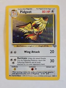 1999 Jungle Set Pidgeot Holo #8/64 Rare WOTC Pokémon Card TCG Original - Picture 1 of 11