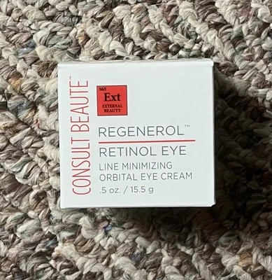 Consult Beaute Regenerol Retinol Eye Line Minimizing Orbital Eye Cream 0.5oz NIB - Image 1 of 2