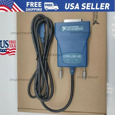 NEW National Instruments GPIBUSBHS GPIB-USB-HS GPIB Instrument Control Device - Image 1 of 4