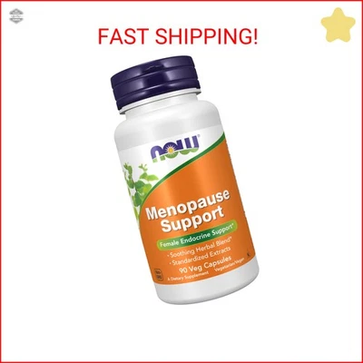 Suplementos NOW, apoyo para la menopausia, mezcla incluye extractos de hierbas estandarizados  Foto 1 de 2
