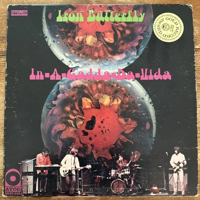 IRON BUTTERFLY - In-A-Gadda-Da-Vida (1968) - 12" Vinyl Record LP - VG - Image 1 of 3