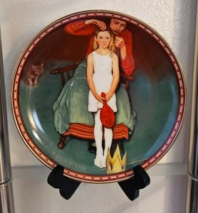 Norman Rockwell Knowles collector plate [ SECOND THOUGHTS ] - Picture 1 of 4