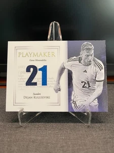 2023 Futera Unique - Dejan Kulusevski - Playmaker Match Worn Patch /18 - Picture 1 of 2