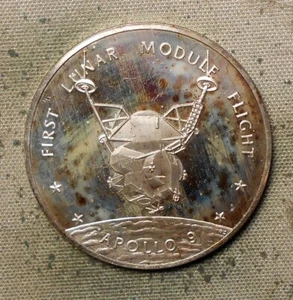 6492 Apolo 9, Primer Vuelo Módulo Lunar (Módulo) (6 Líneas de Hechos). Sterlin - Imagen 1 de 2