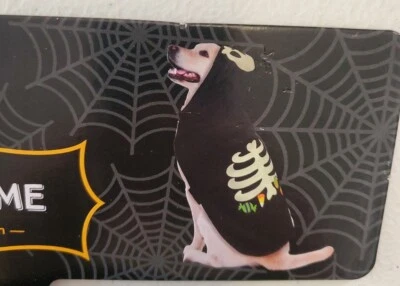 Disfraz de Halloween para perro - Brilla en la oscuridad Esqueleto Sudadera con capucha Talla GRANDE NUEVO CON ETIQUETAS Foto 1 de 4
