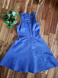 PJK Patterson J Kincaid Sleeveless Sun dress periwinkle Small fit flare Purple - Picture 1 of 5