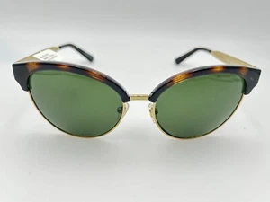 Occhiali da sole Michael Kors MK 2057 Amalfi 330671 tartaruga avana oro verde con custodia - Foto 1 di 5